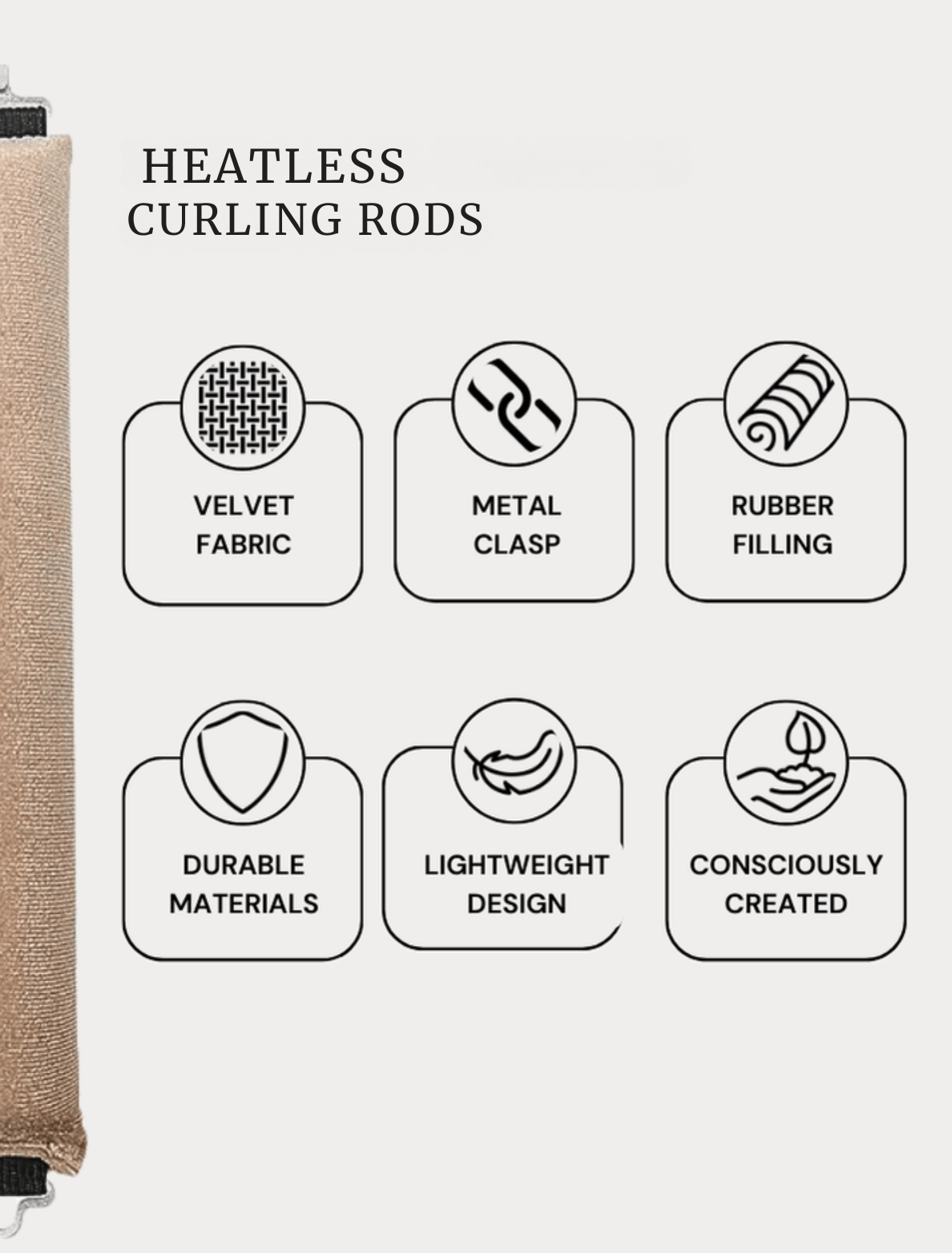 Heatless Curling Rods - HeySmooche